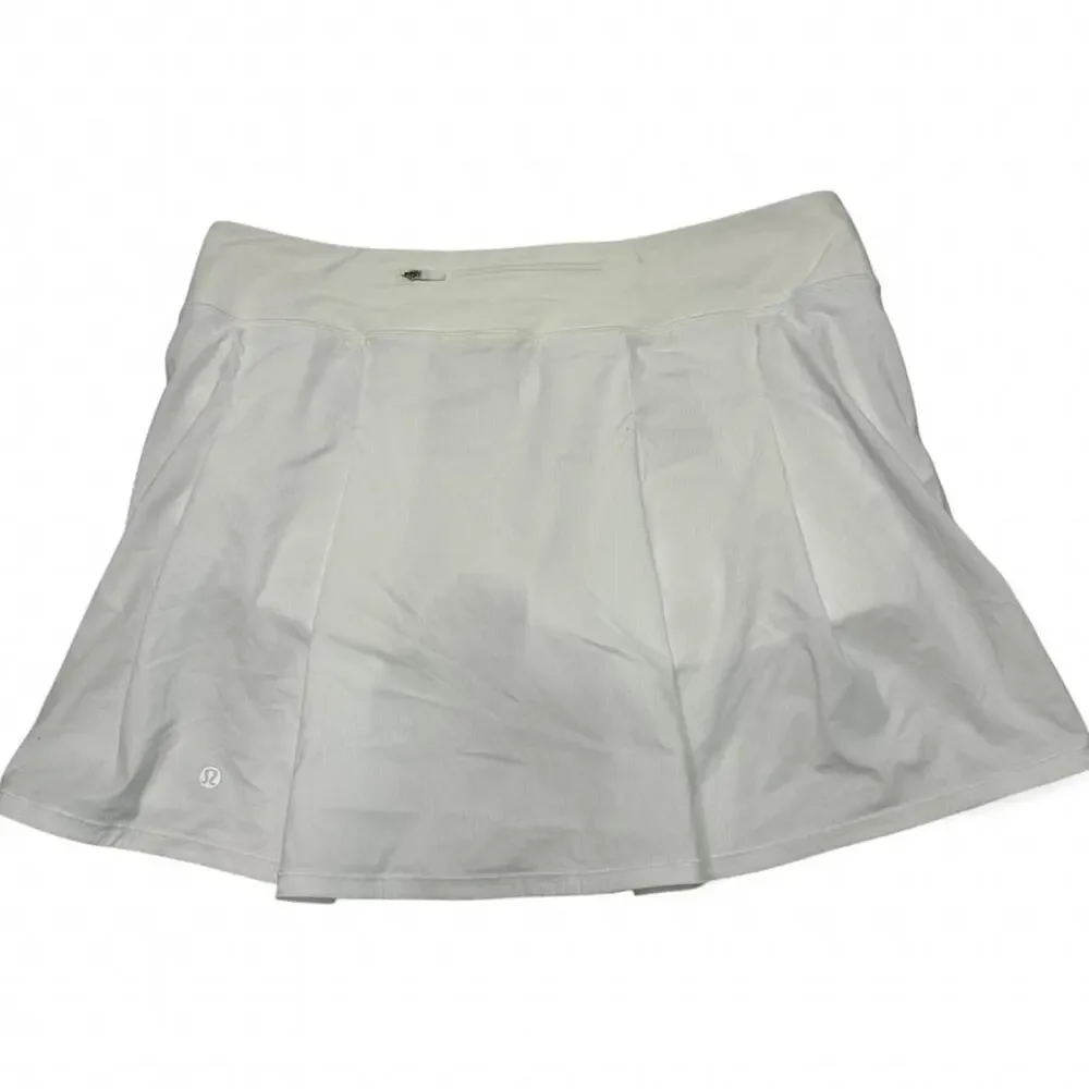 Lululemon NWT Pace Revival Skirt Extra Long Size 12 White - Picture 2 of 8
